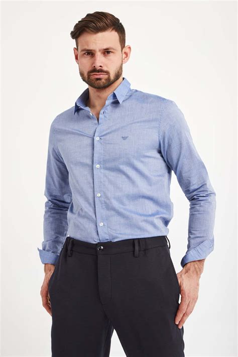 camisa armani hombre